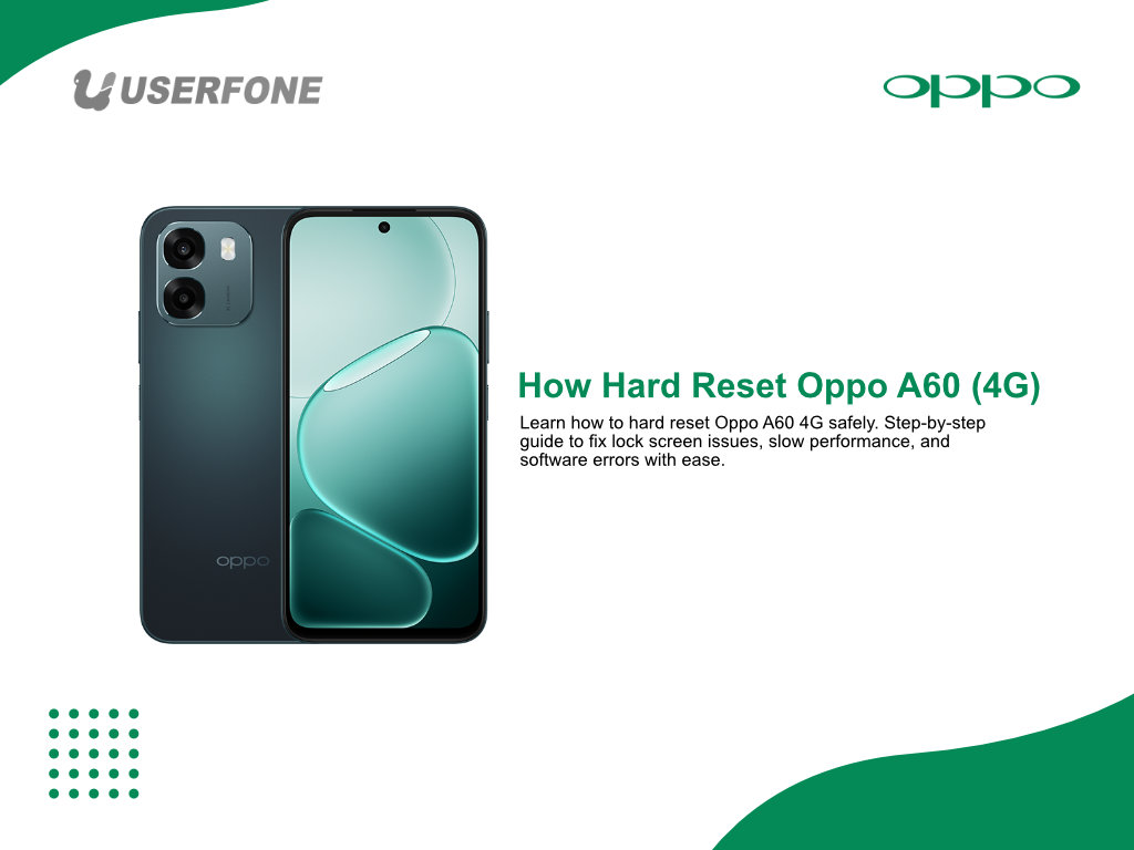 How To Hard Reset Oppo A60 4G
